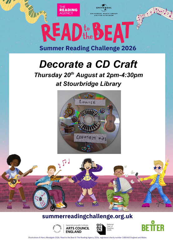 Stourbridge Library - Summer Reading Challenge: Decorate a CD